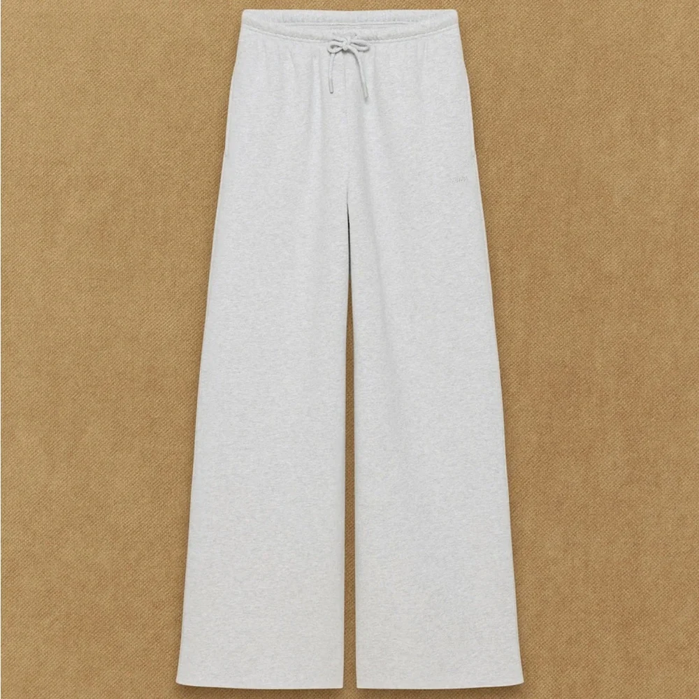 Aritzia Cozy Sweatfleece Mega Flutter™ Sweatpant in Heather Chrome - Picture 5 of 9